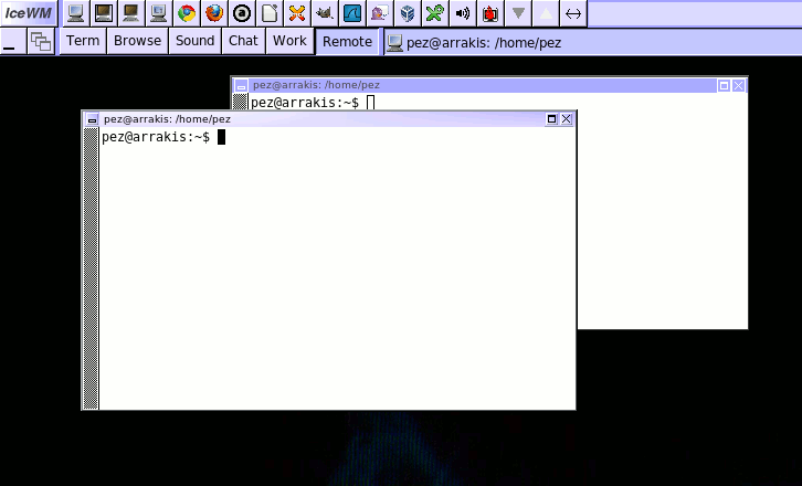 IceWM Theme Screenshot