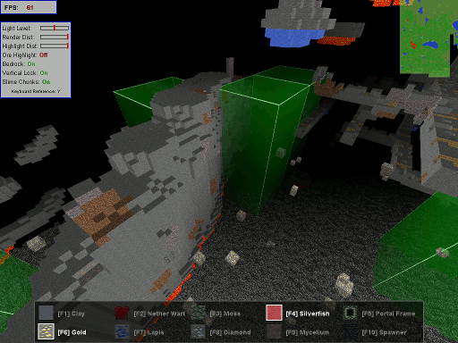 Underground, Slime-Spawn Highlighting