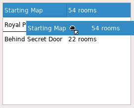 Reordering rows in a QTableView